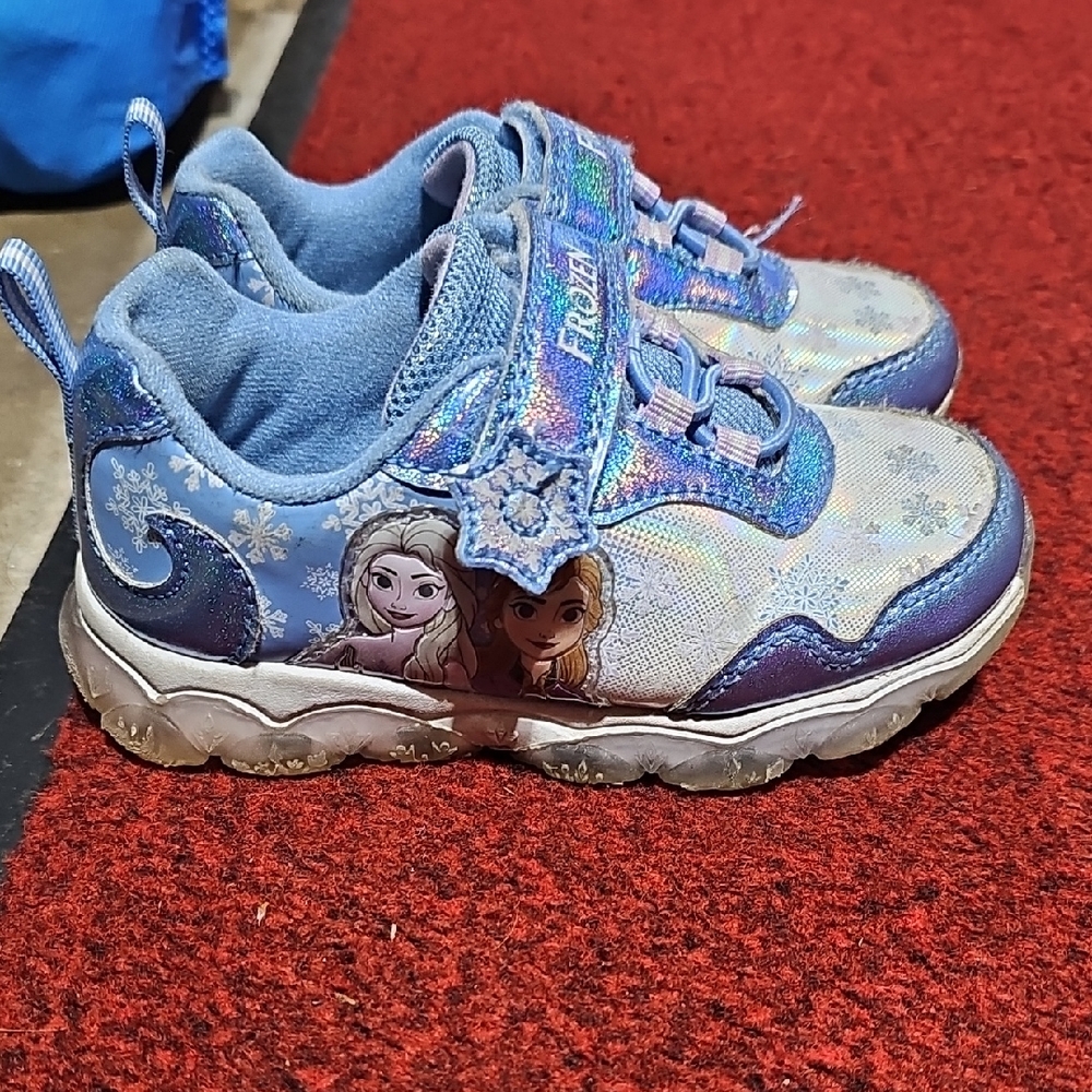 Kids Shoes - Blue and White